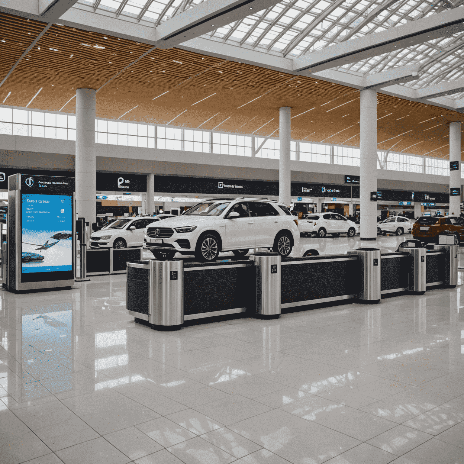 Dubai International Airport terminal with Quick Cars Rent Dubai pickup counter